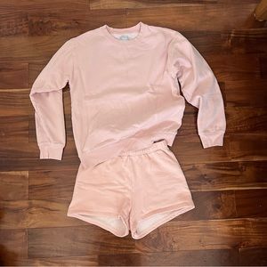 TNA cozy af sweatsuit set